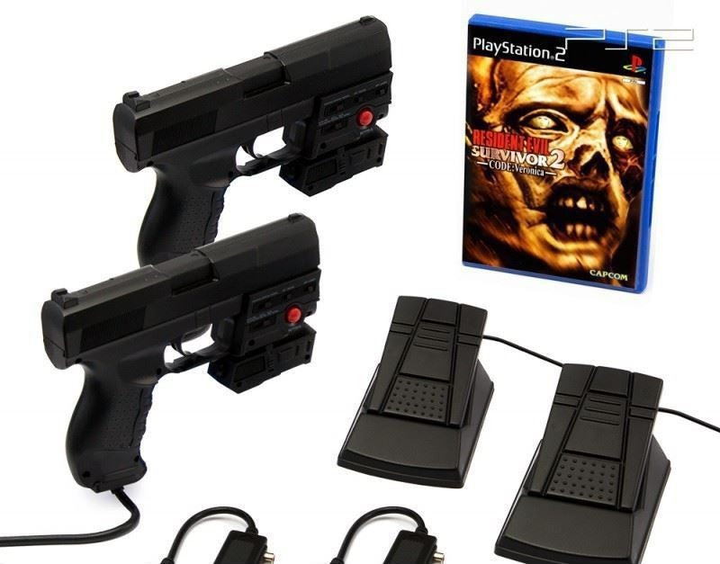 Resident Evil: Survivor 2 + 2 x Laser Blaster Lightgun + Laserpointer