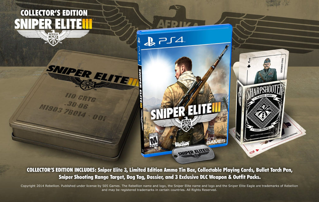 SA 2037: Sniper Elite III - PlayStation 4 Collector's Edition by 505 Games (mit OVP / B — Collector's Edition