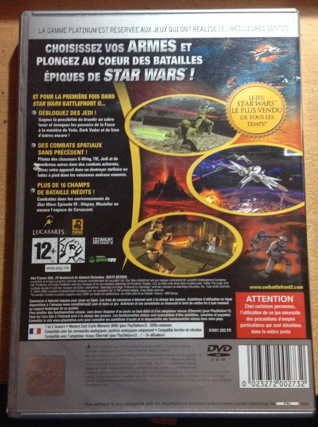 Star Wars: Battlefront 2 (FR) — Platinum