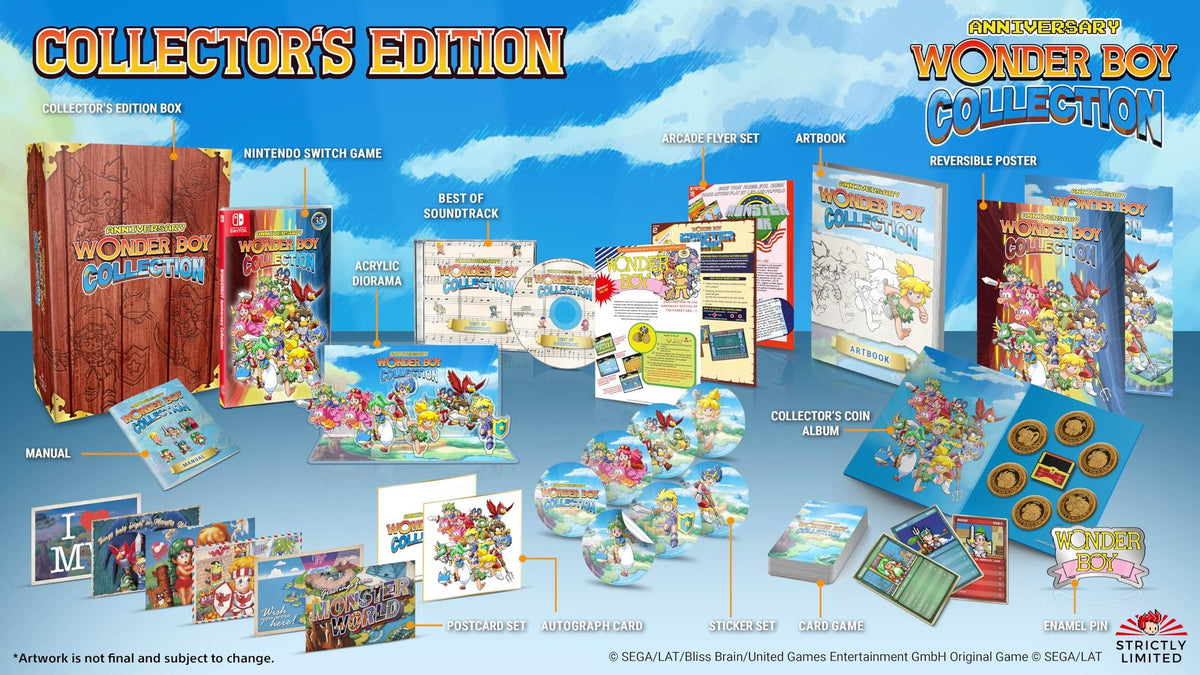 SA 2134: Wonder Boy Anniversary Collection [Strictly Limited] — Collector's Edition