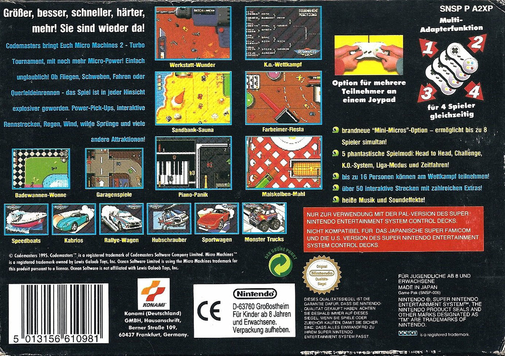 Micro Machines 2: Turbo Tournament