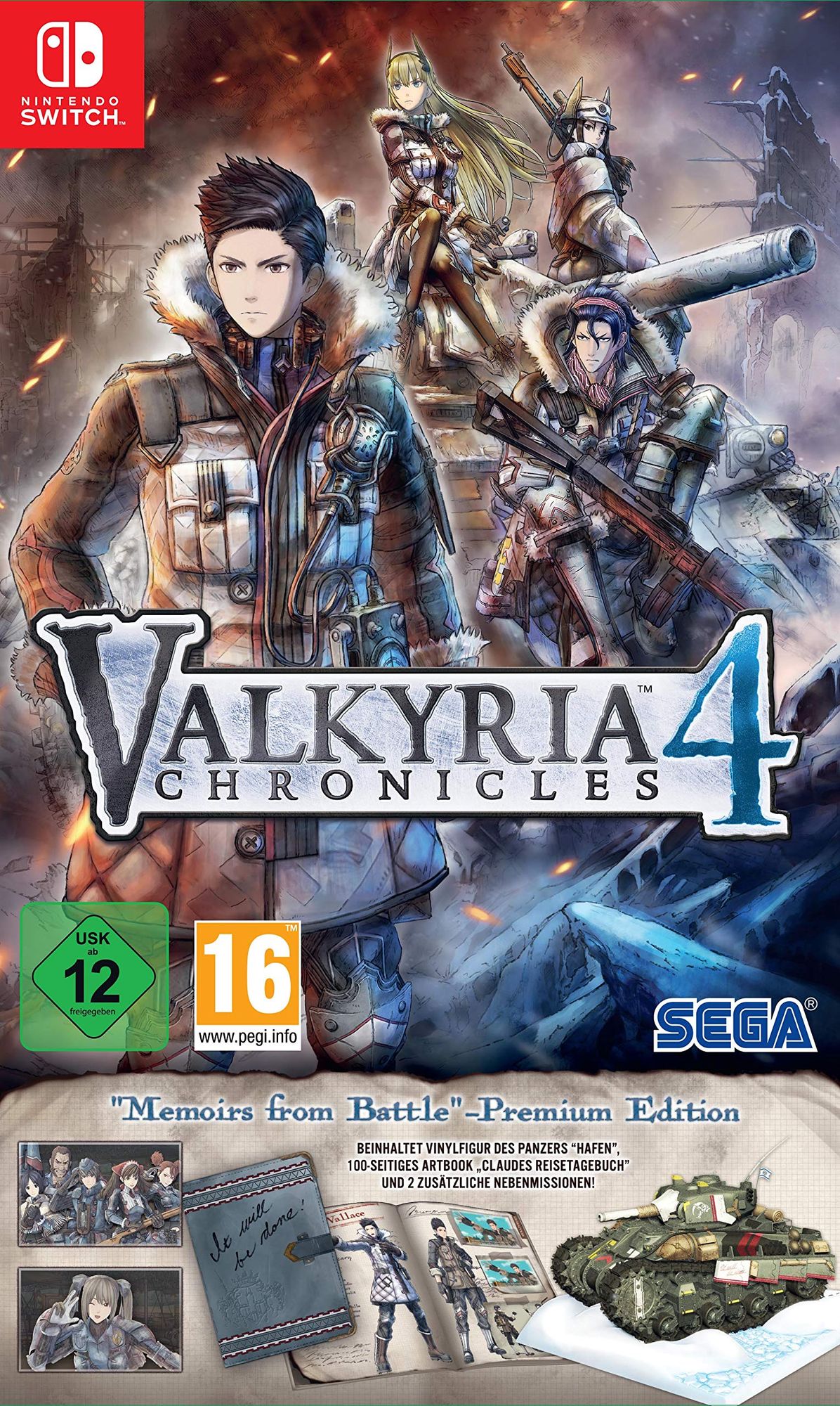 Valkyria Chronicles 4 Memoires from Battle Premium Edition (DE) — Big Box