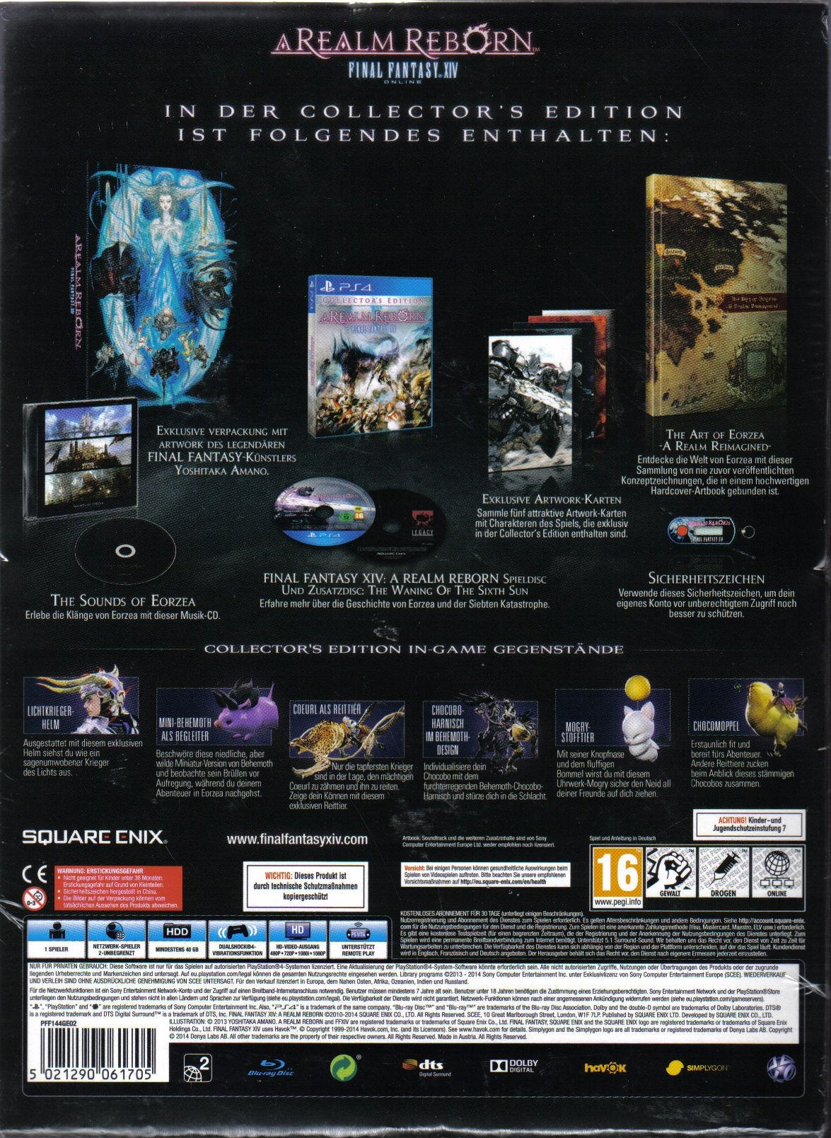 Final Fantasy XIV: A Realm Reborn (DE) — Collector's Edition
