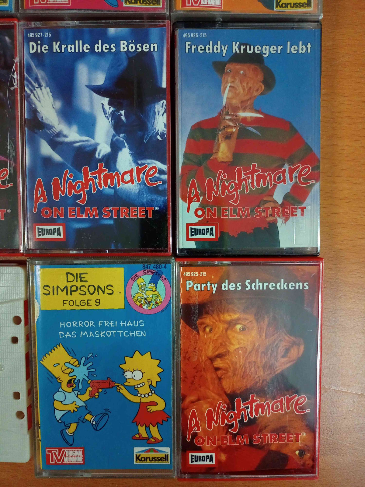 MC - Kassetten-Set S61: Freddy Krüger, Simpsons