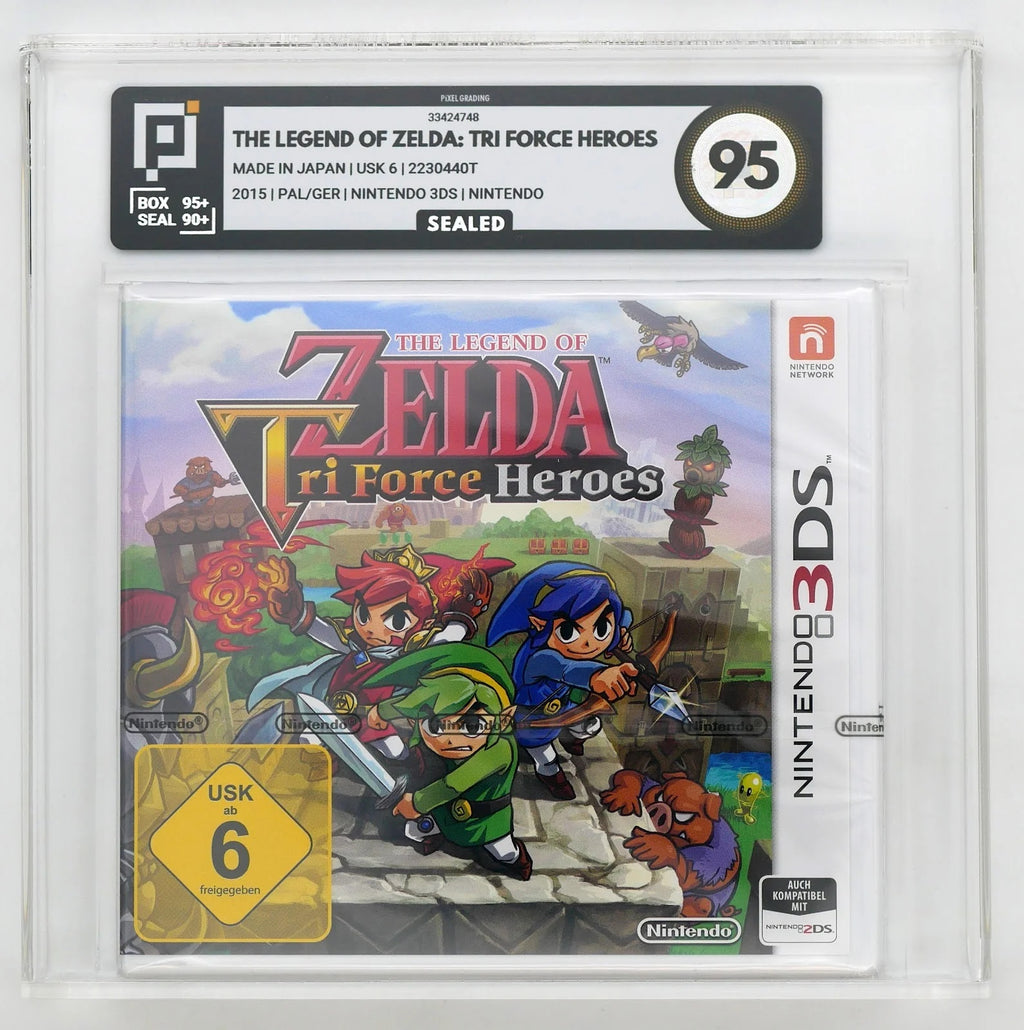 The Legend of Zelda: Triforce Heroes Pixel Grading SEALED 95 33424748 (DE) · Sammlerstück