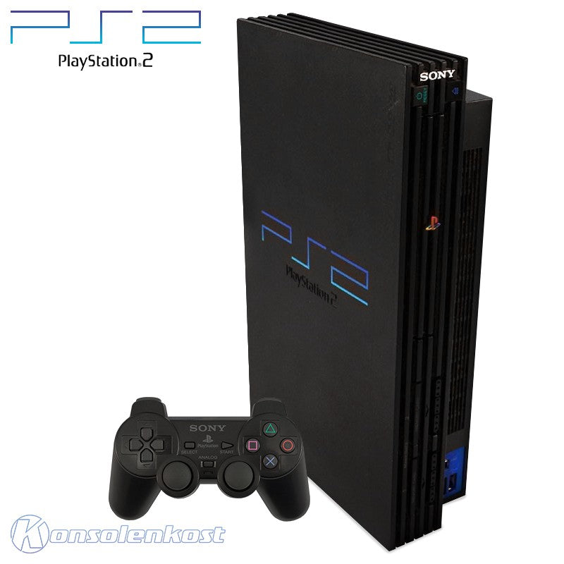 MegaSet: Konsole + 5 Spiele + Original Controller + Zubehör schwarz