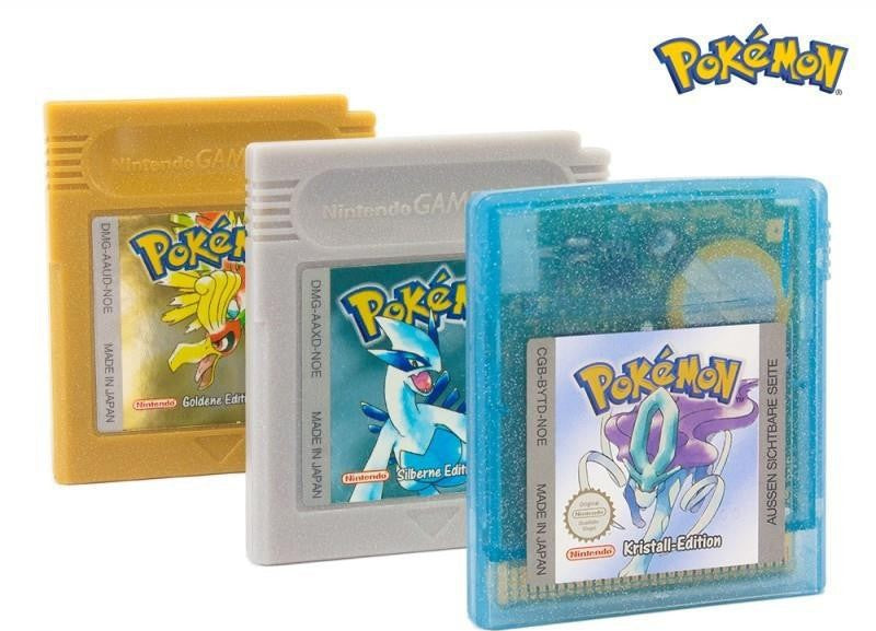 Pokemon Bundle: Kristall + Silber + Gold (DE)