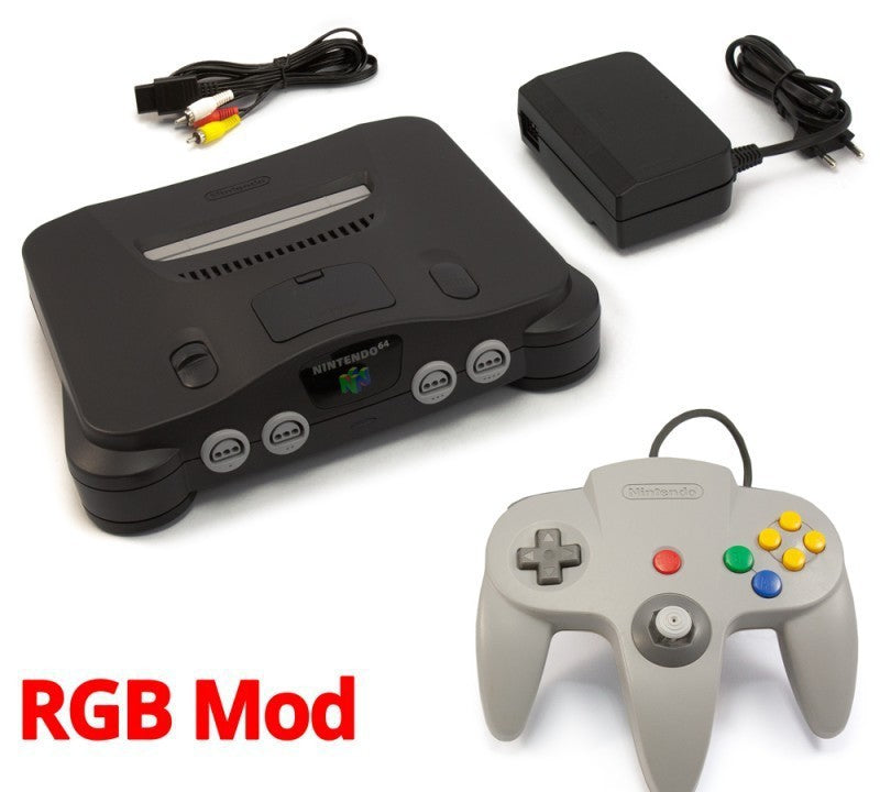 Konsole RGB Mod + Original Controller + Zubehör