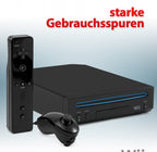 Konsole schwarz + Remote + Zubehör