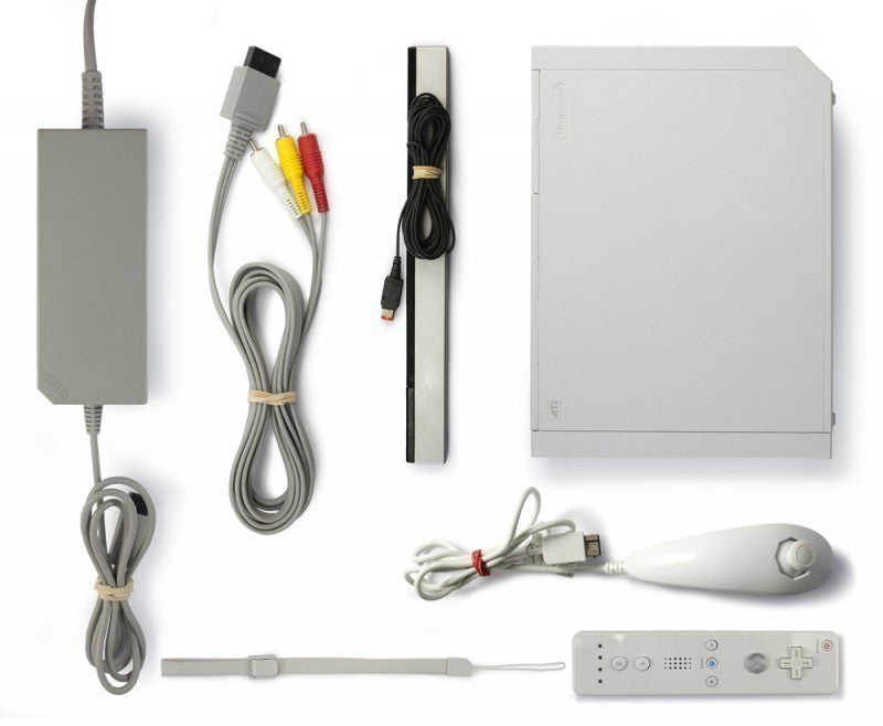 Konsole weiß + Remote + Zubehör