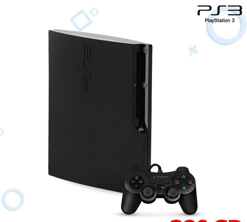 Konsole Slim 320GB schwarz + Controller