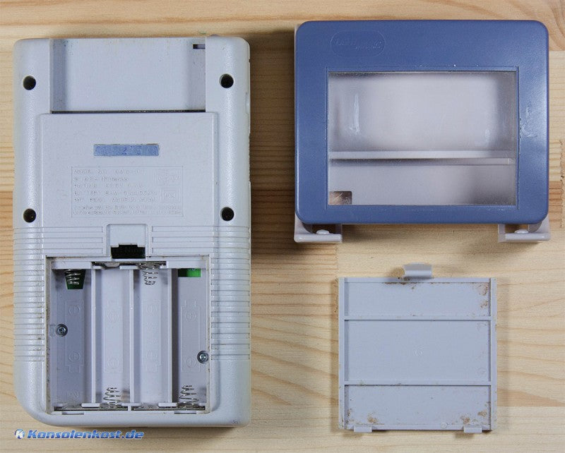 Konsole Classic DMG-01 grau + Lupe mit Licht