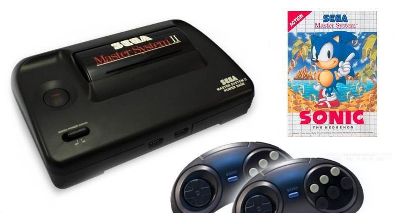 Konsole MS2 + Sonic 1 + 2 Controller + Zubehör