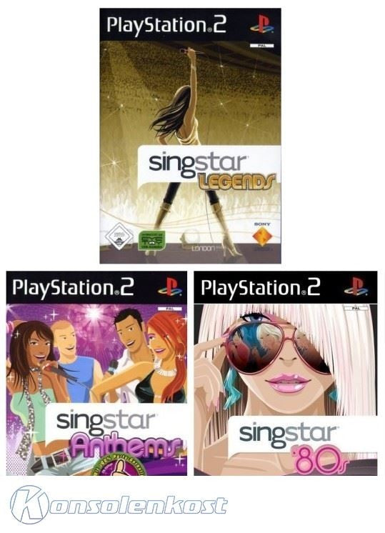 SingStar Compilation: Singstar Legends & 80s & Anthems