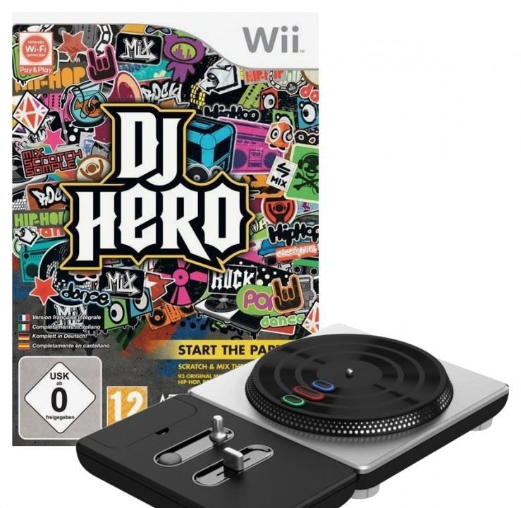 DJ Hero 1 + Turntable Controller