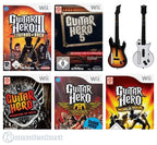 Guitar Hero Bundle: 3 & 5, Warriors of Rock, Aerosmith, World Tour & 2 Guitars weiß/braun