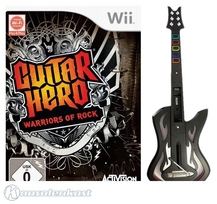 Guitar Hero: Warriors of Rock + Gitarre