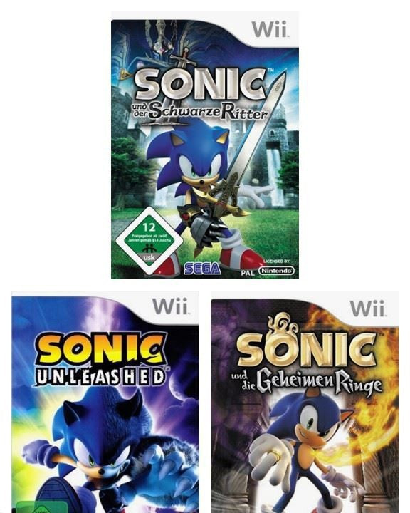 Sonic Bundle: Der Schwarze Ritter + Unleashed + Die Geheimen Ringe