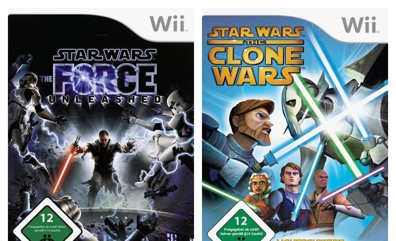Star Wars Bundle: The Force Unleashed 1 + The Clone Wars: Lichtschwert-Duelle