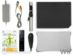 Konsole schwarz + Wii Fit Plus + Original Remote Plus + Original Balance Board weiß