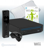 Konsole schwarz + Wii Fit Plus + Original Remote Plus + Original Balance Board weiß