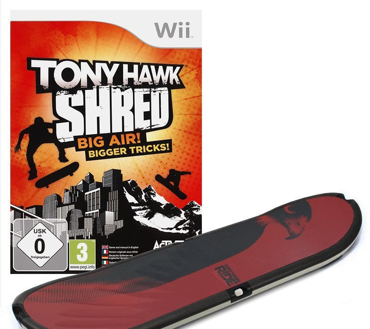 Tony Hawk's Shred + Skateboard Controller rot