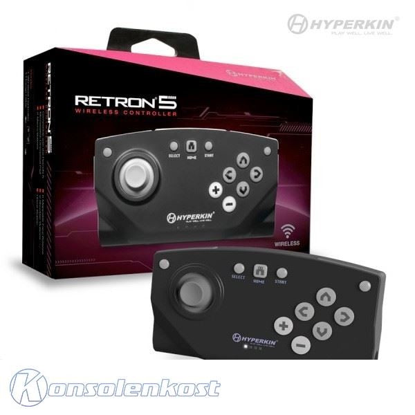 RetroN 5 Wireless BT Controller schwarz [Hyperkin]