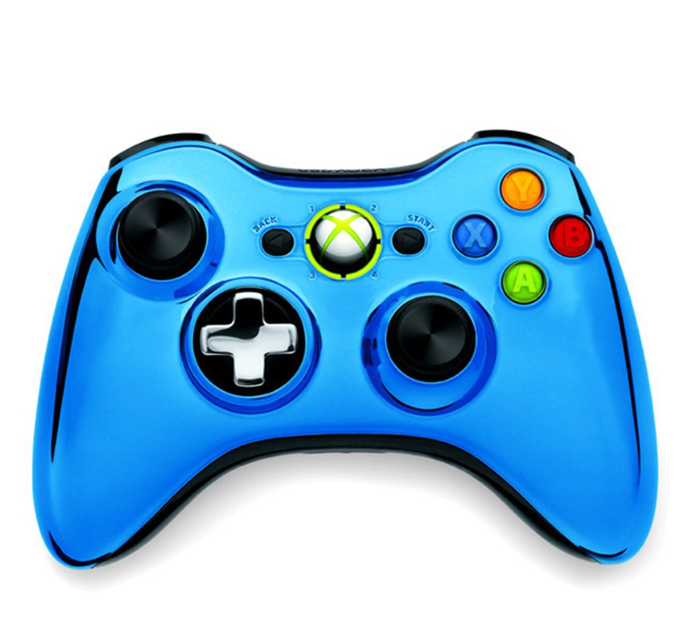 Original Wireless Controller Chrome Blue / blau [Microsoft]