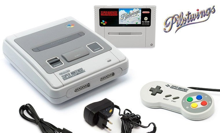 Konsole + Pilotwings + Original Controller + Zubehör