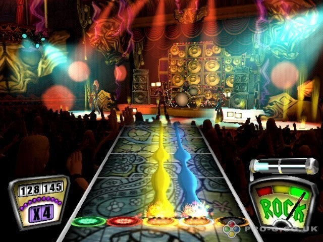 Guitar Hero + Wireless Gitarre schwarz-braun