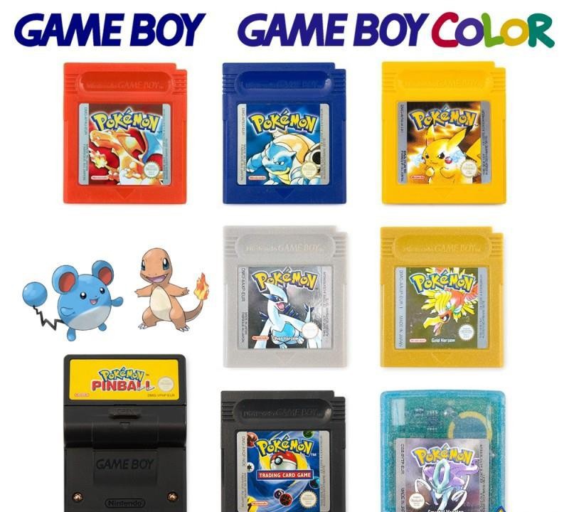 Pokemon Sammlung: Rot + Blau + Gelb + Silber + Gold + Kristall + Pinball + Trading Card Game (GB)