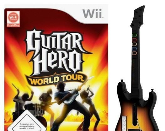 Guitar Hero: World Tour + Gitarre