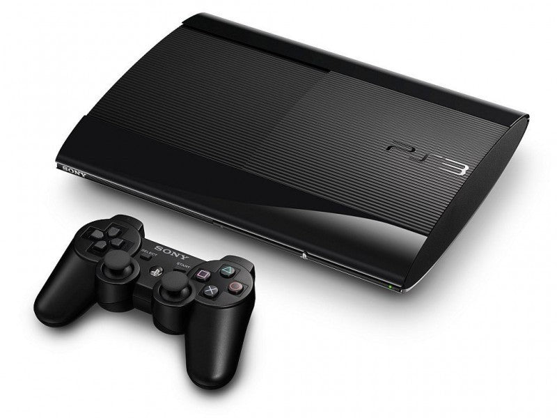 Konsole Super Slim 12GB schwarz + 2 Original Controller