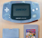 Konsole Clear Blue Glacier + GB Gallery 5in1 Spiel