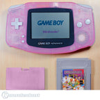 Konsole pink - rosa / Clear Red + Spiel GB Gallery 5in1