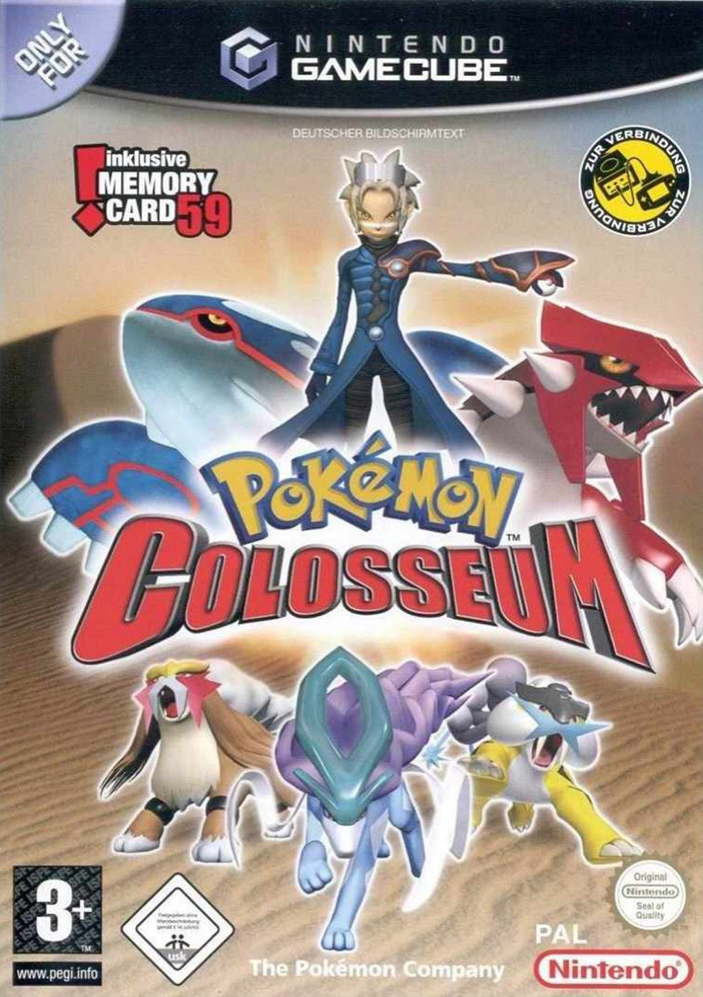 Pokemon Colosseum + Memory Card 59 (DE)