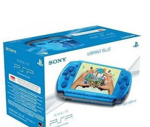 Konsole Slim & Lite 3004 Vibrant Blue / blau + Netzteil