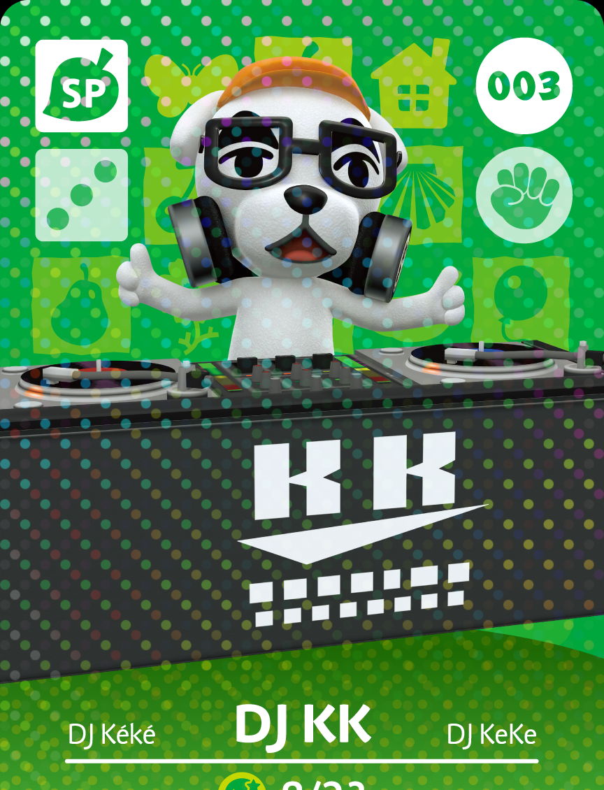 Animal Crossing Collection Karte: DJ K.K.