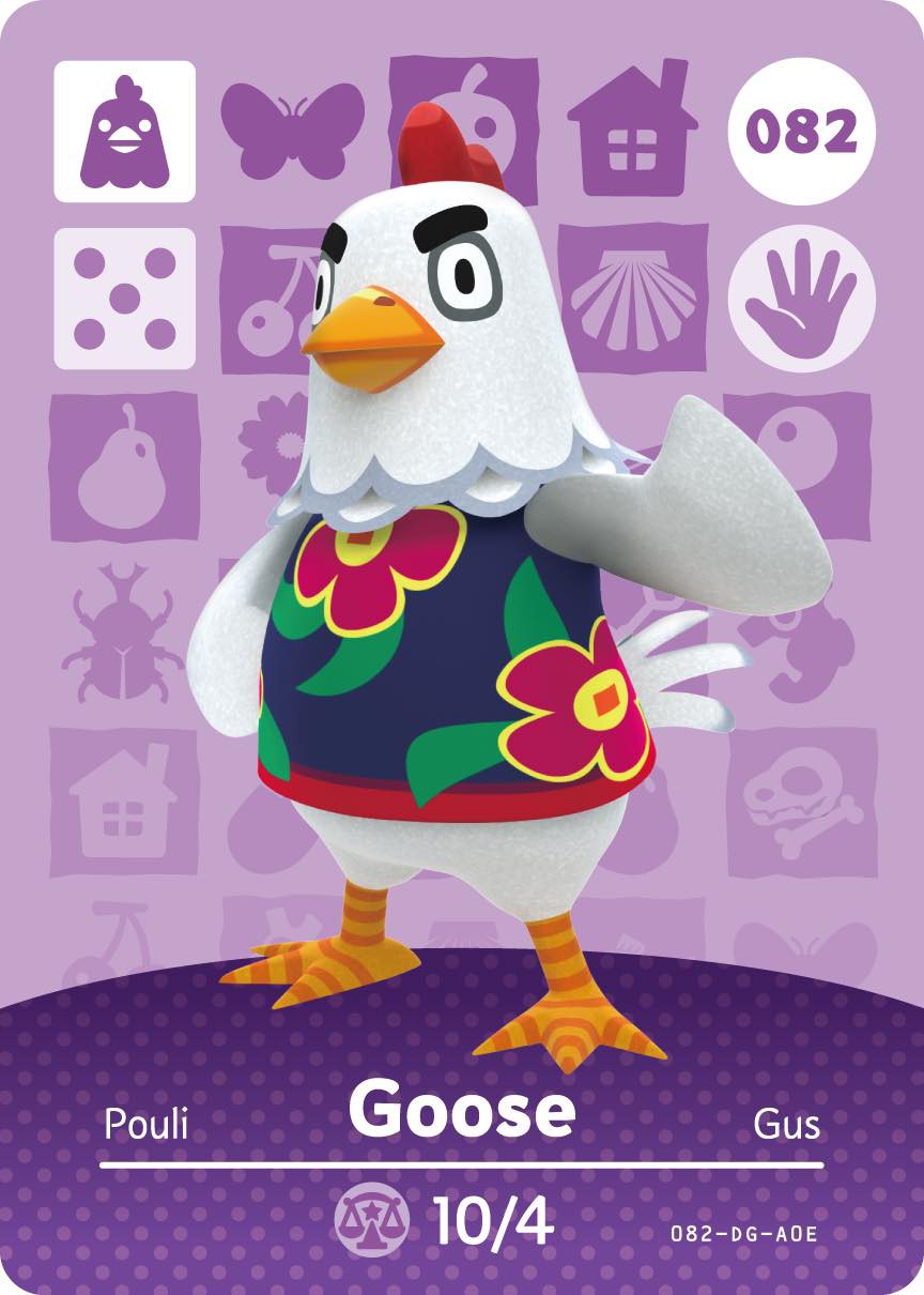 Animal Crossing Collection Karte: Konrad / Goose