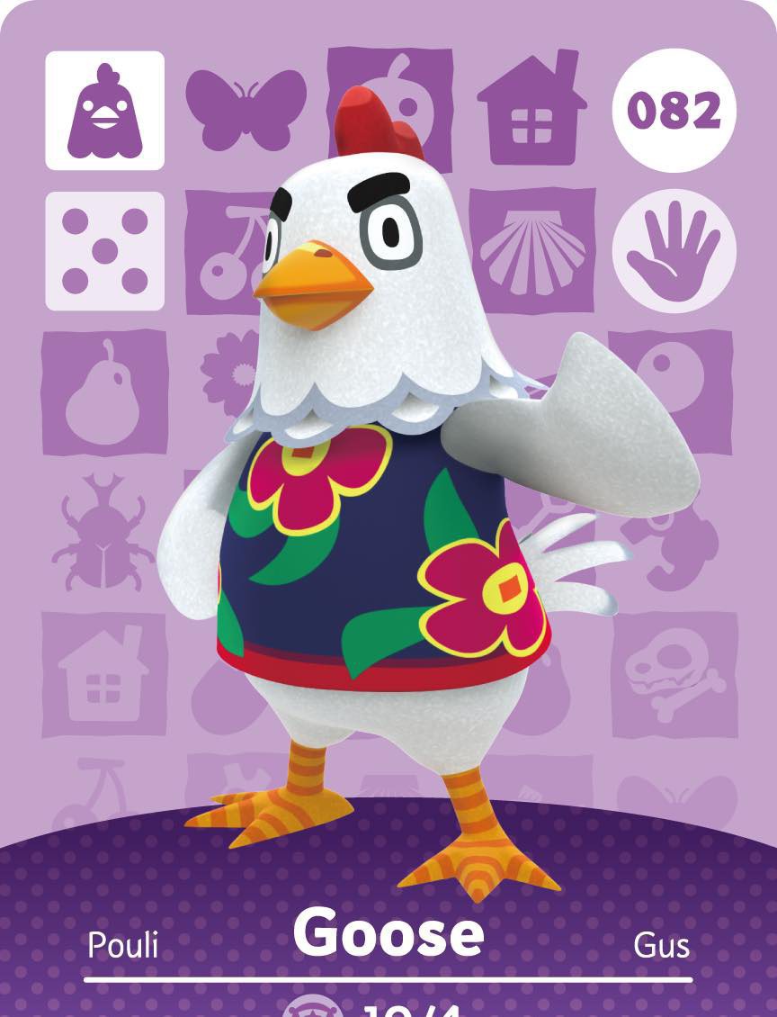 Animal Crossing Collection Karte: Konrad / Goose
