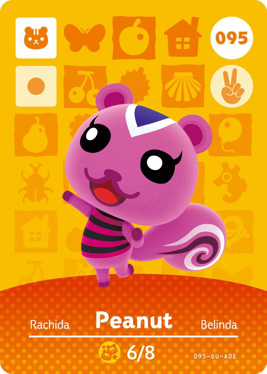 Animal Crossing Collection Karte: Paulina / Peanut