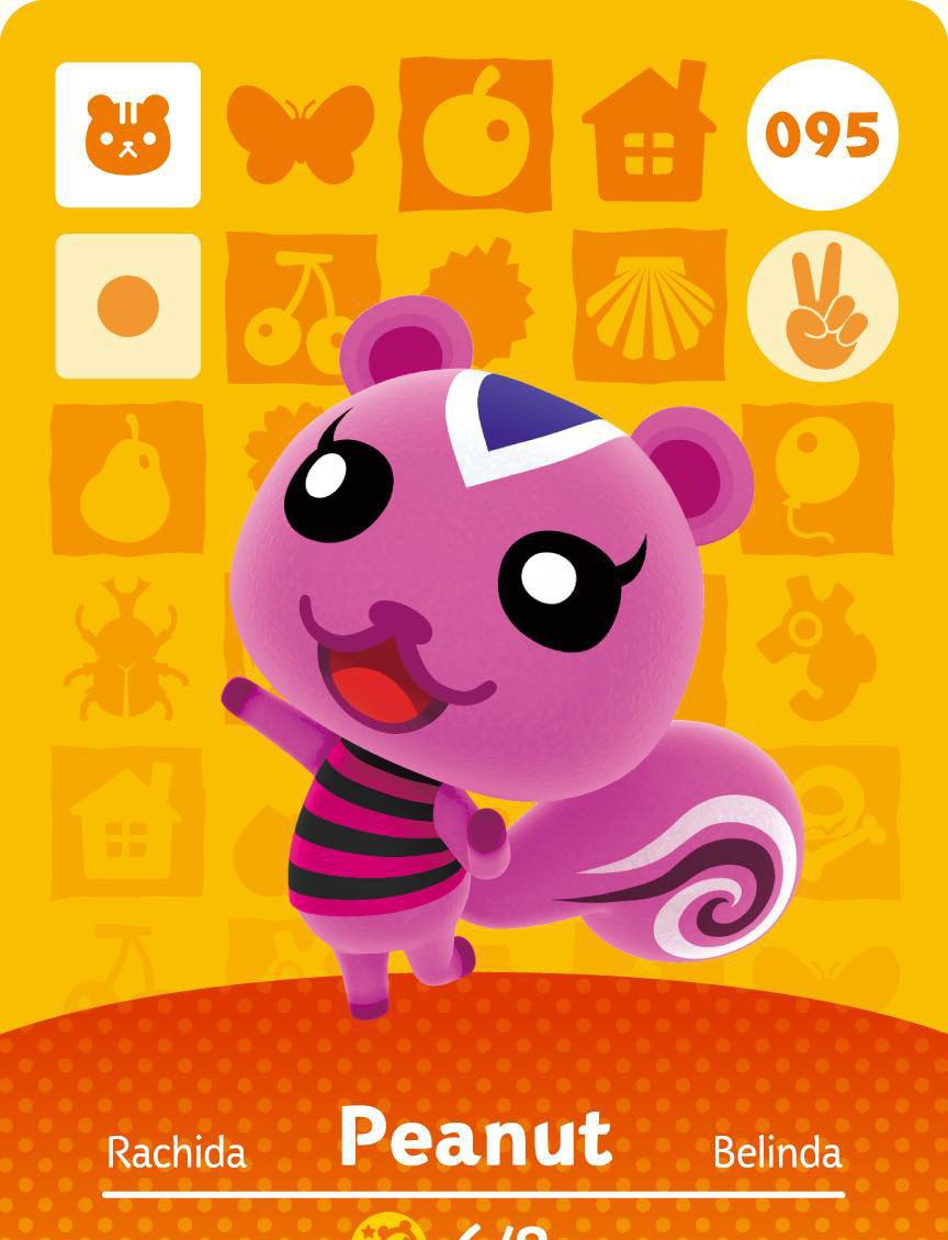 Animal Crossing Collection Karte: Paulina / Peanut