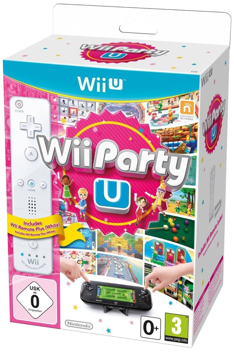 Wii Party U + Remote Controller weiß