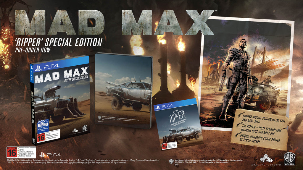Mad Max Ripper Special Edition + Poster — Steelbook