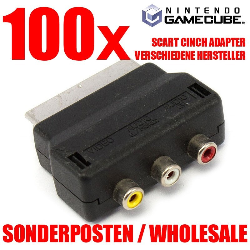 100x Scart Cinch Adapter [Dritthersteller]