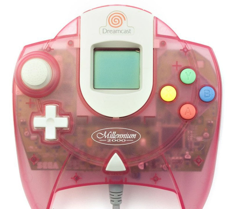 Original Controller pink-transp. + VMU Millenium 2000 Edition