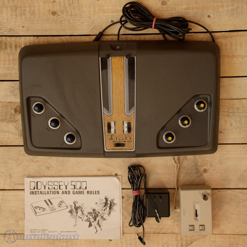 Magnavox Odyssey 500 Konsole + Zubehör (US)