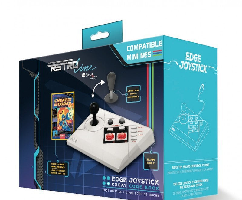Mini Classic Arcade Stick Controller + Cheat Code Buch [Steelplay]