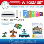 Konsole Giga Set + Skylanders + 10 Spiele + Zubehör