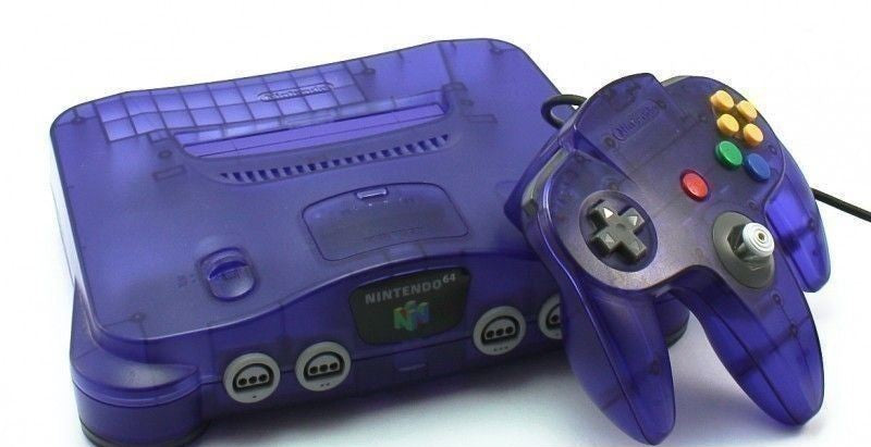 Konsole Ocean Blue / Grape Purple + Original Controller + Zubehör (US)